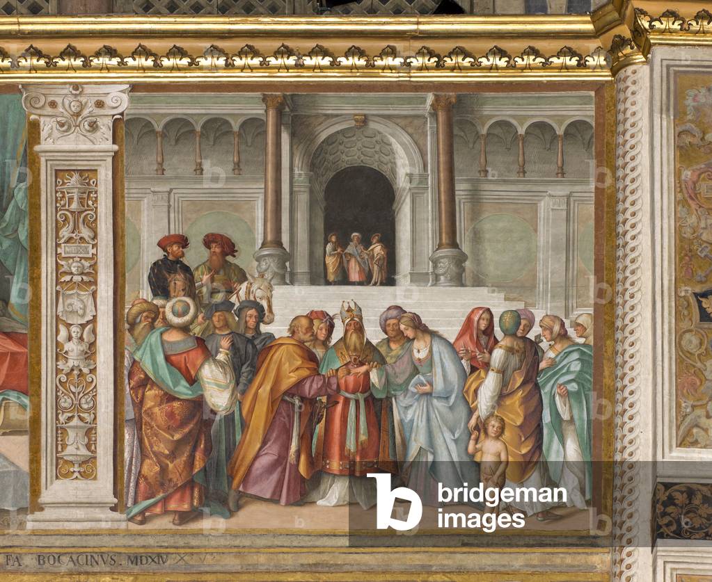 Image of Fresco depicting Central Nave 1514 by Boccaccio Boccaccino