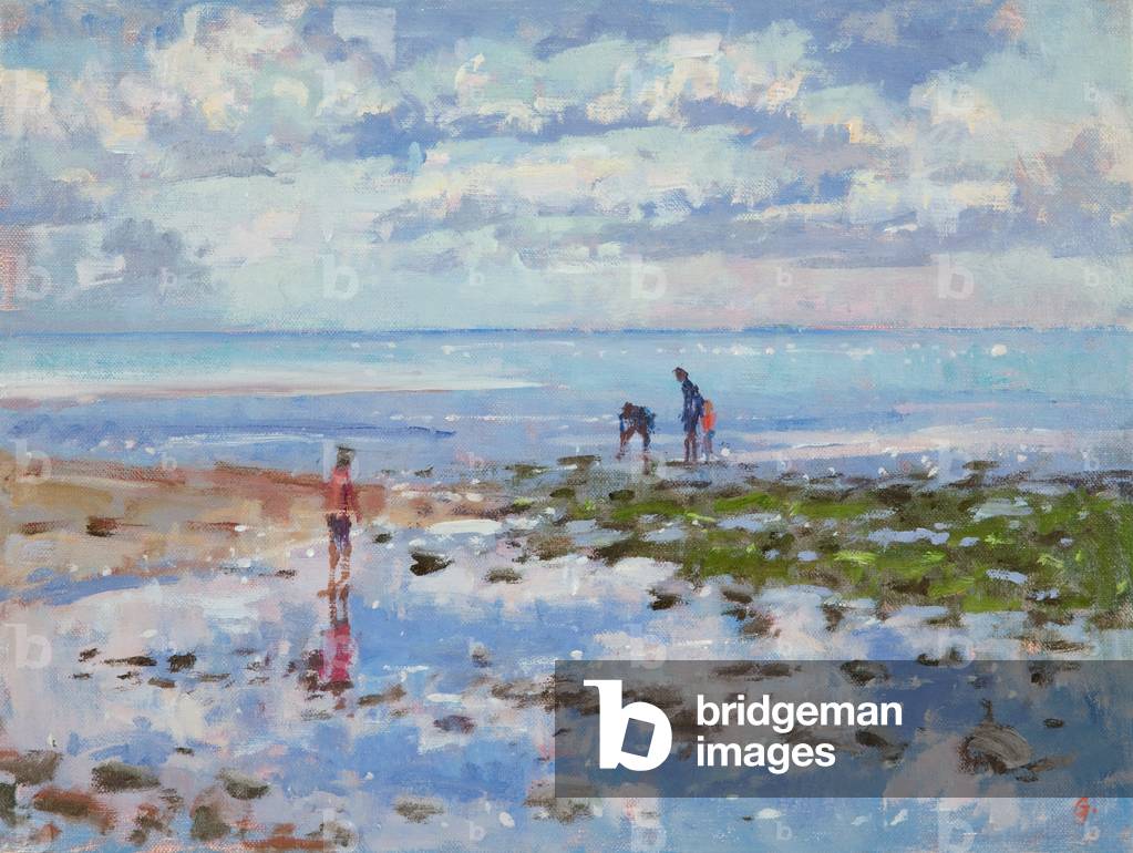 Low Tide Charmouth, 2012 (oil on canvas)