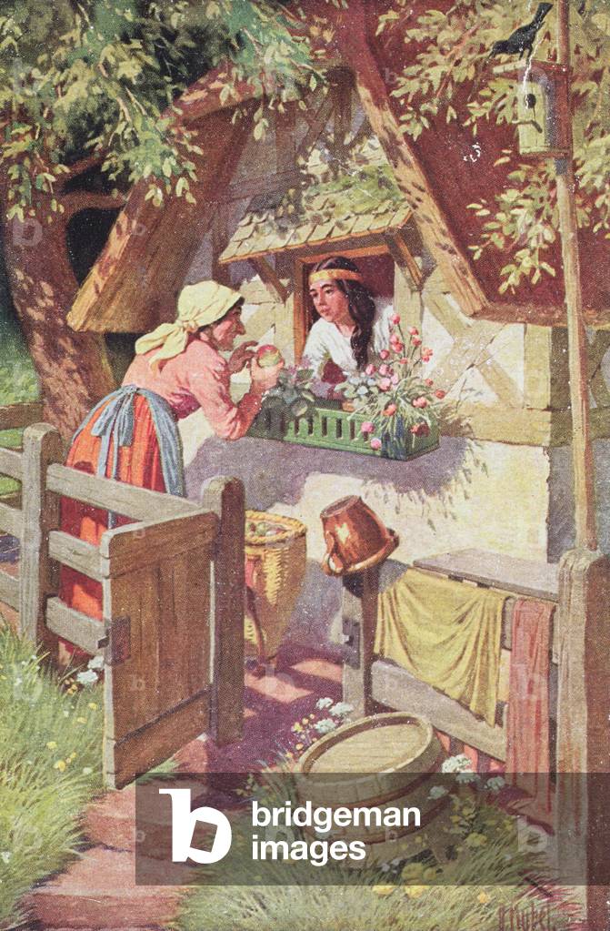 Bild von Buch "Die böse Königin", c.1900 von Otto Kubel