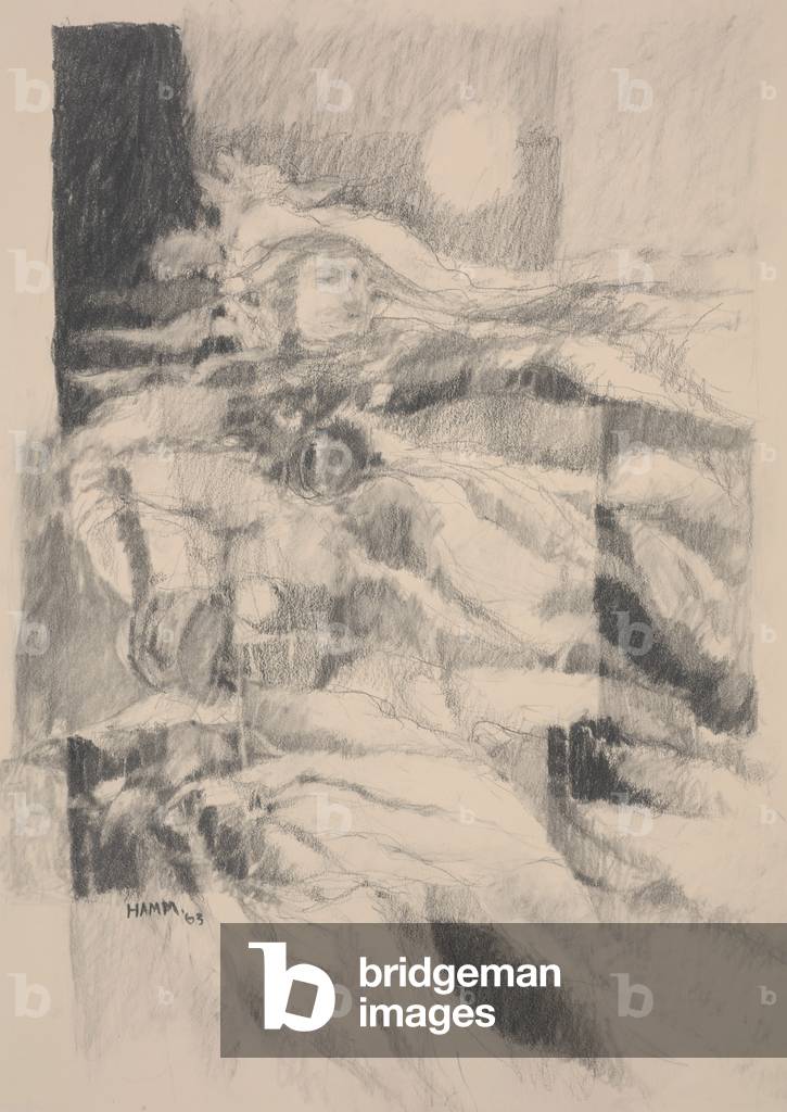 Posing Figure, 1963 (pencil on paper)