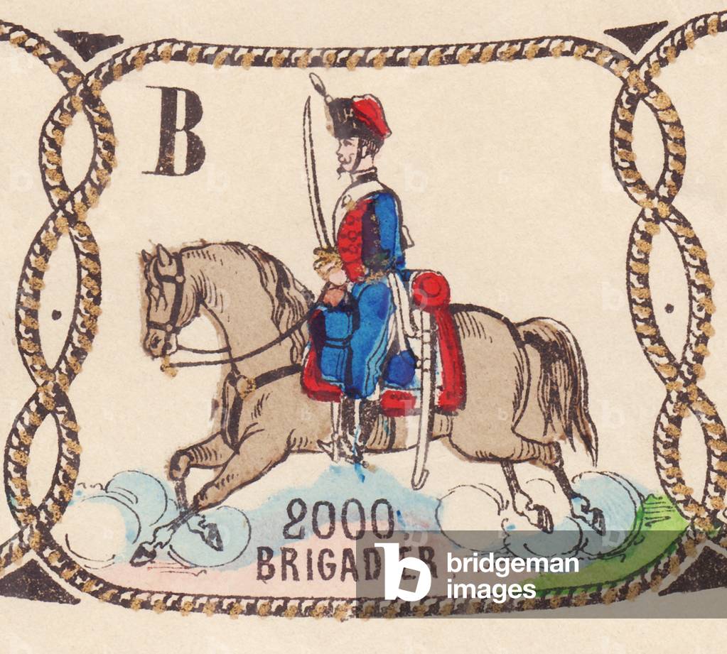 Immagine di Stampa "Brigadiere" 1860 di French School