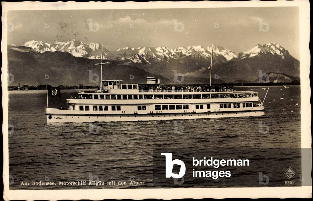 Bild von Druck "Bodensee", b/w