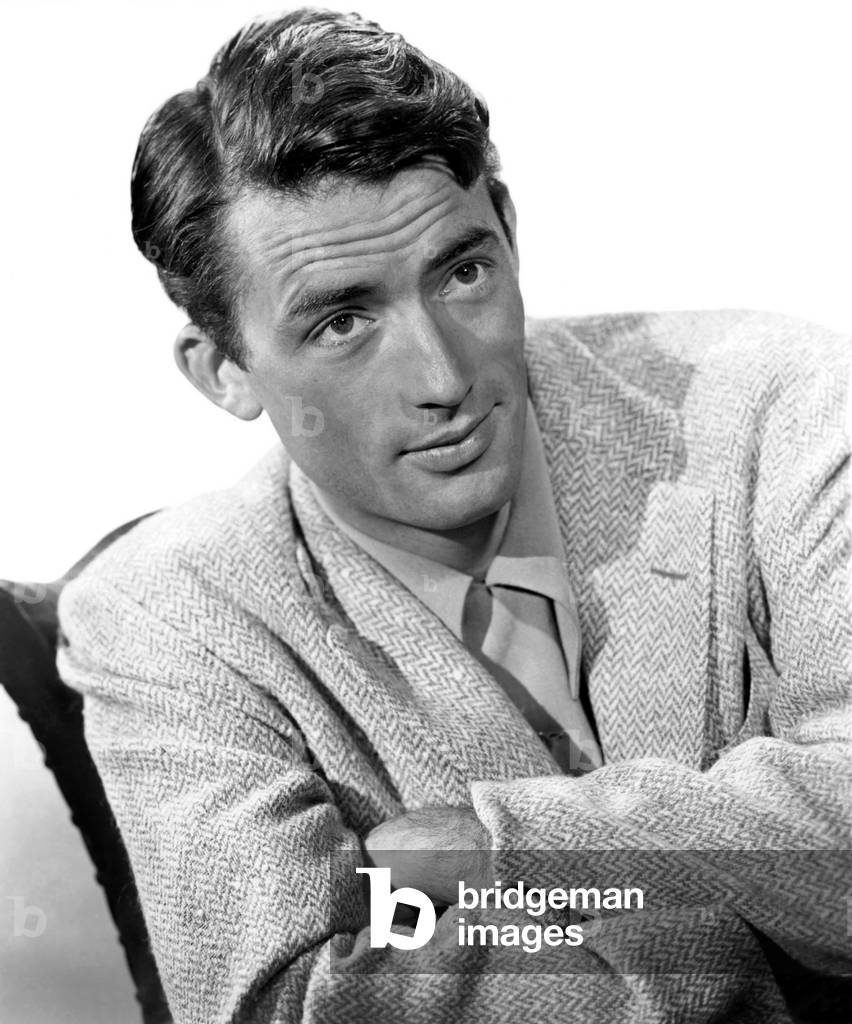 Immagine di Fotogramma "Gregory Peck negli anni '40 (foto)", b/w