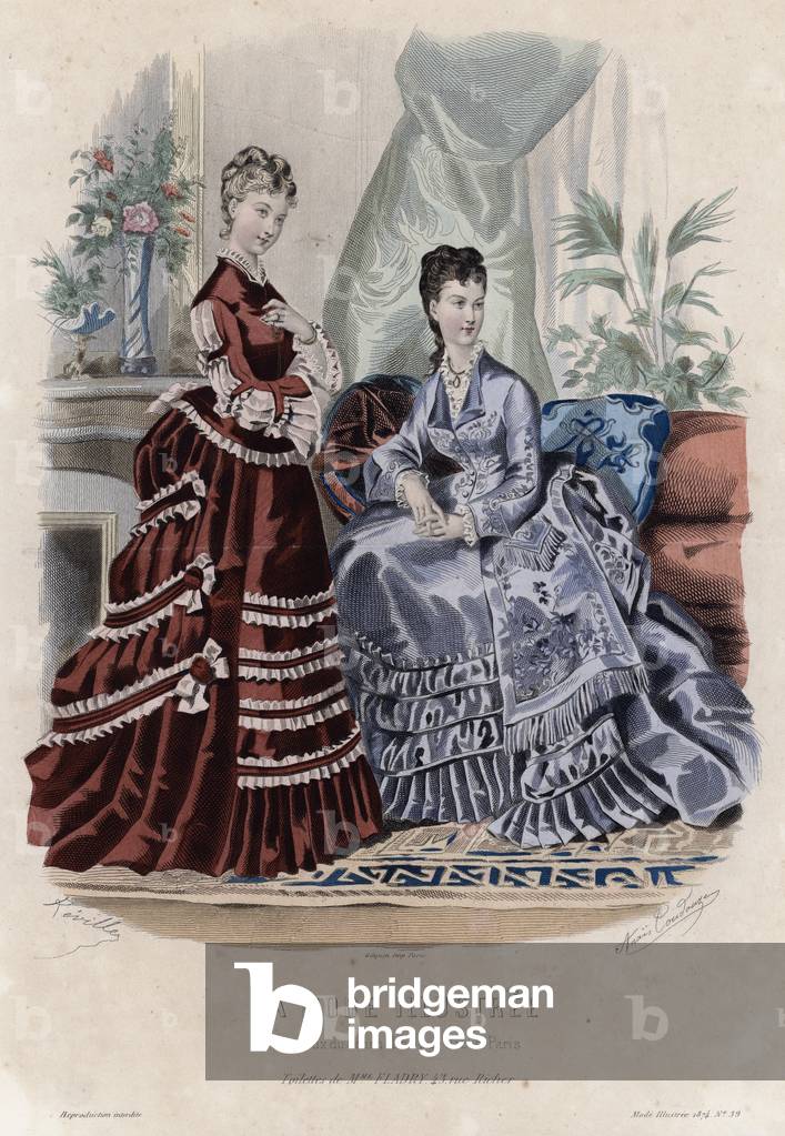 Immagine di Incisione "Piatto moda francese" 1801 di French School