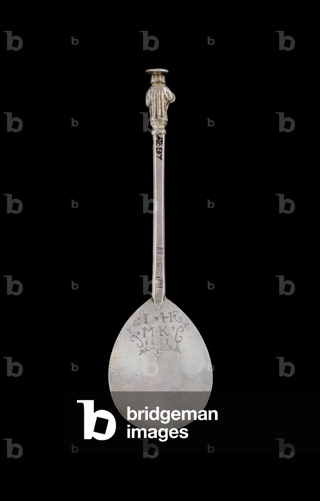 Apostelslöffel, Rückseite, 1635-36 (Silber)