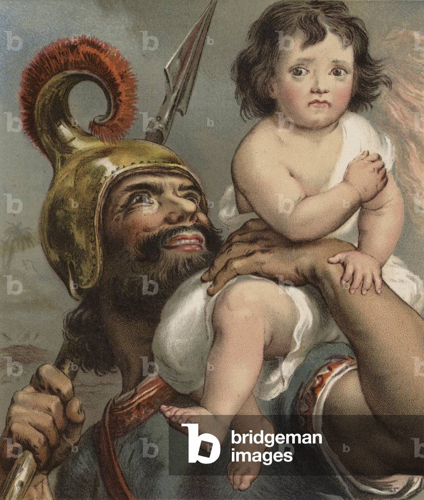 Kriegsgefangener (chromolitho)