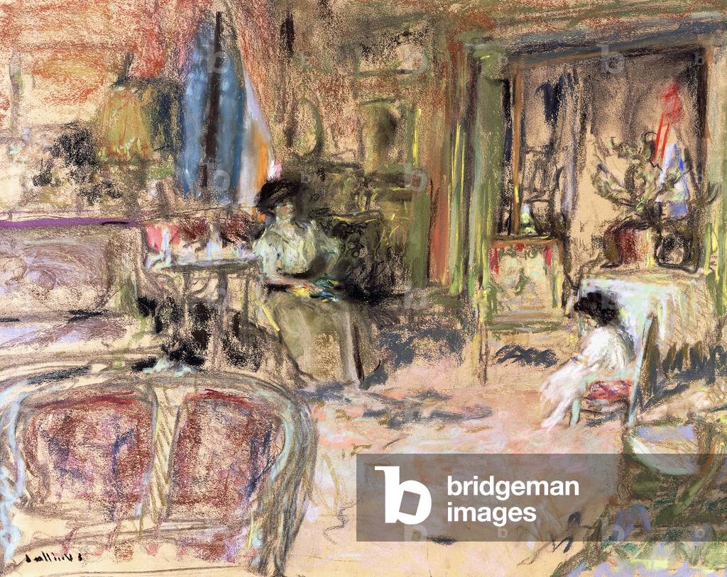 Henri et Madame Josse Bernheim, (pastello e carbone su carta buff)