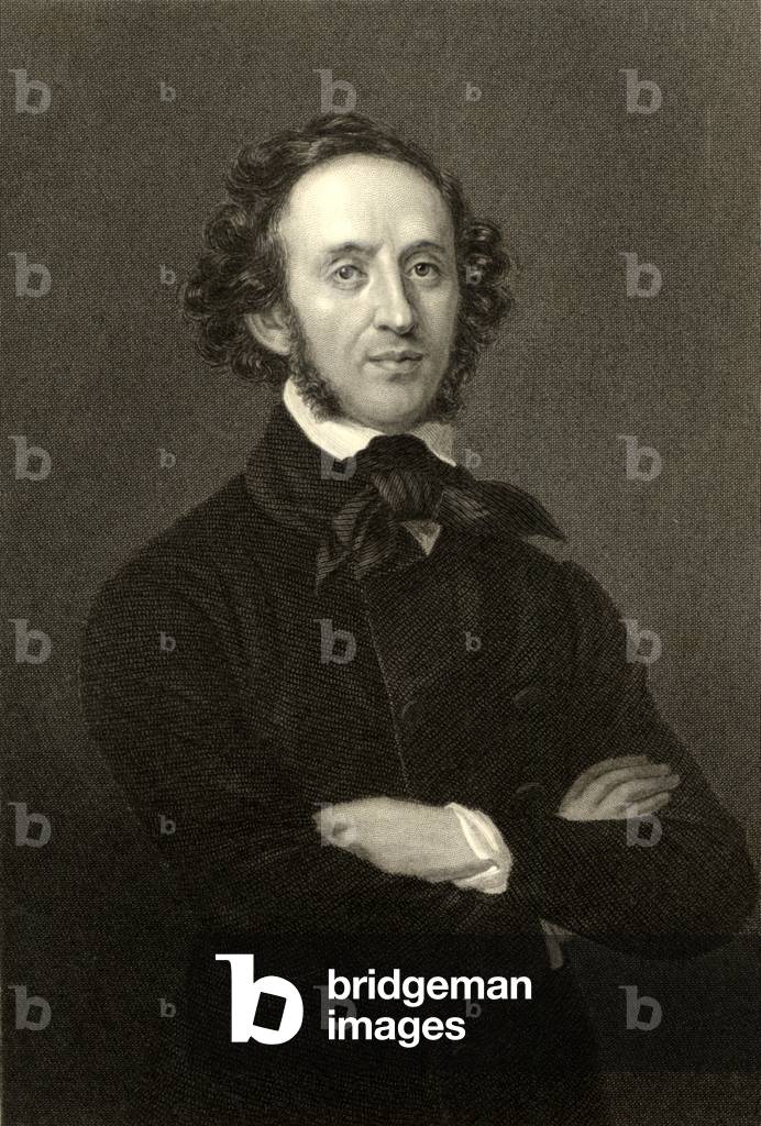 Image of Print depicting Felix Mendelssohn portrait by Magnus 1801