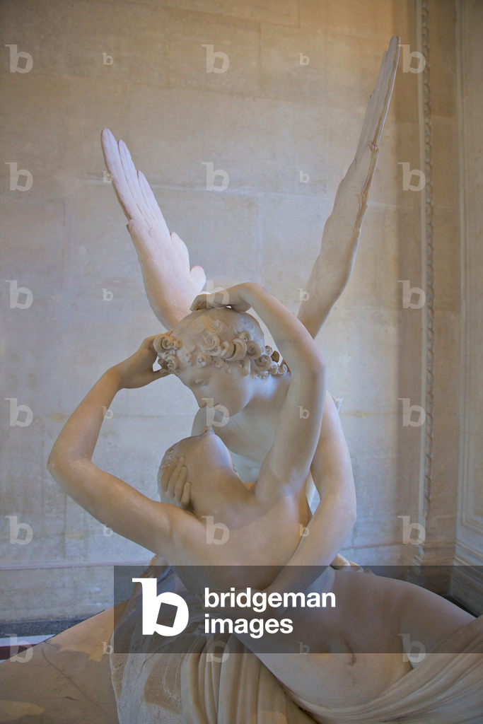 Bild von Skulptur "Von der Liebe wiederbelebte Psyche" 1796 von Antonio Canova