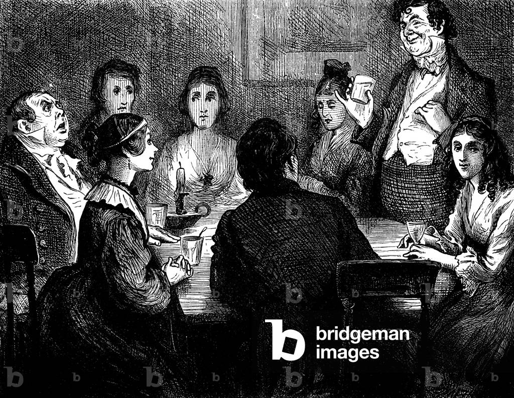 Immagine di Libro "Illustrazione per Nicholas Nickleby di Charles Dickens" 1801 di Frederick Barnard, b/w
