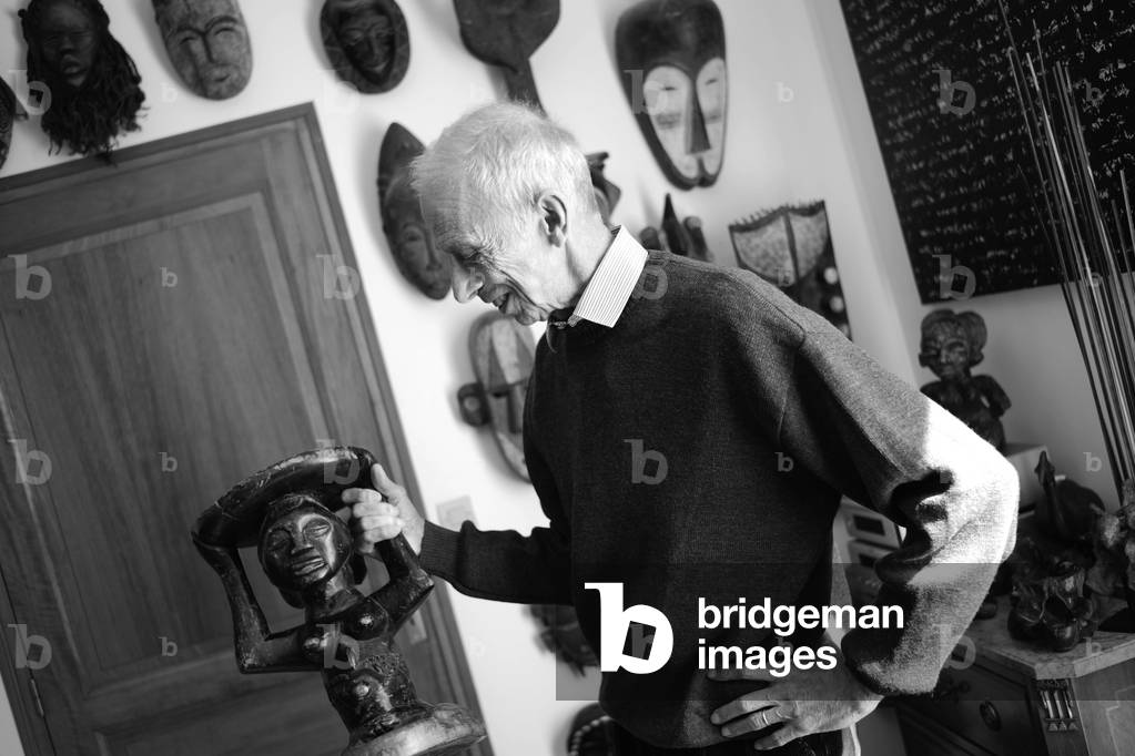 Ritratto di Pierre Bergougnioux (foto b/n, 24 marzo 2021)