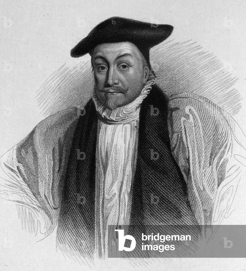 "William Laud" 1754 di English School, b/w