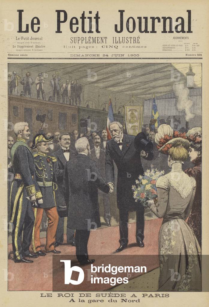 il re di Svezia a Parigi (colore lito)