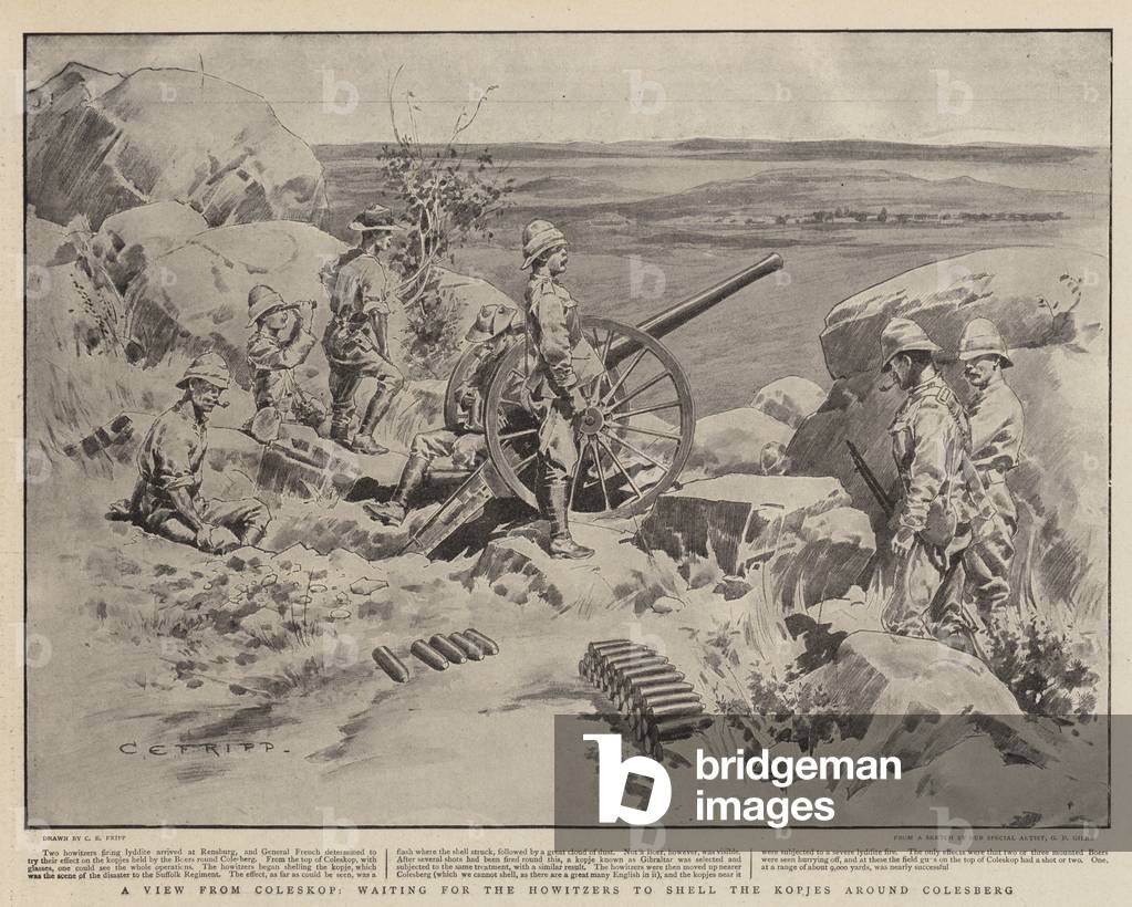 Immagine di Stampa "Una vista da Coleskop" di Charles Edwin Fripp, b/w