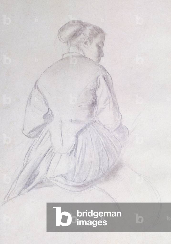Bild von Zeichnung "Amazon" von Edgar Degas