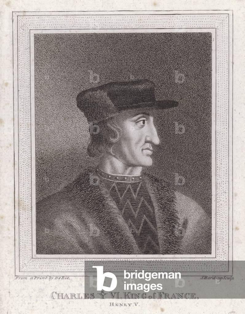 Carlo VI, Re di Francia (incisione)