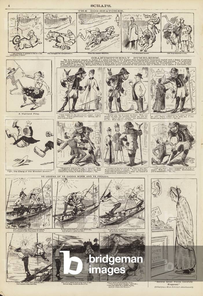 Page from Scraps, Vol IV, No 169 (engraving)