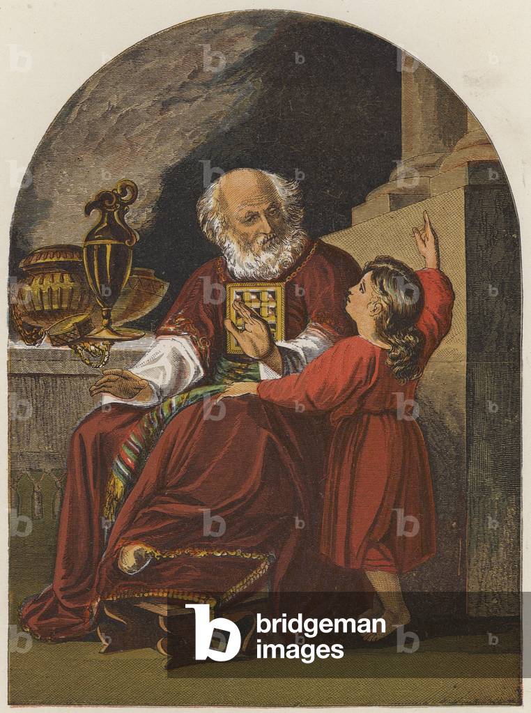 Samuel et Eli (lithographie en couleur)