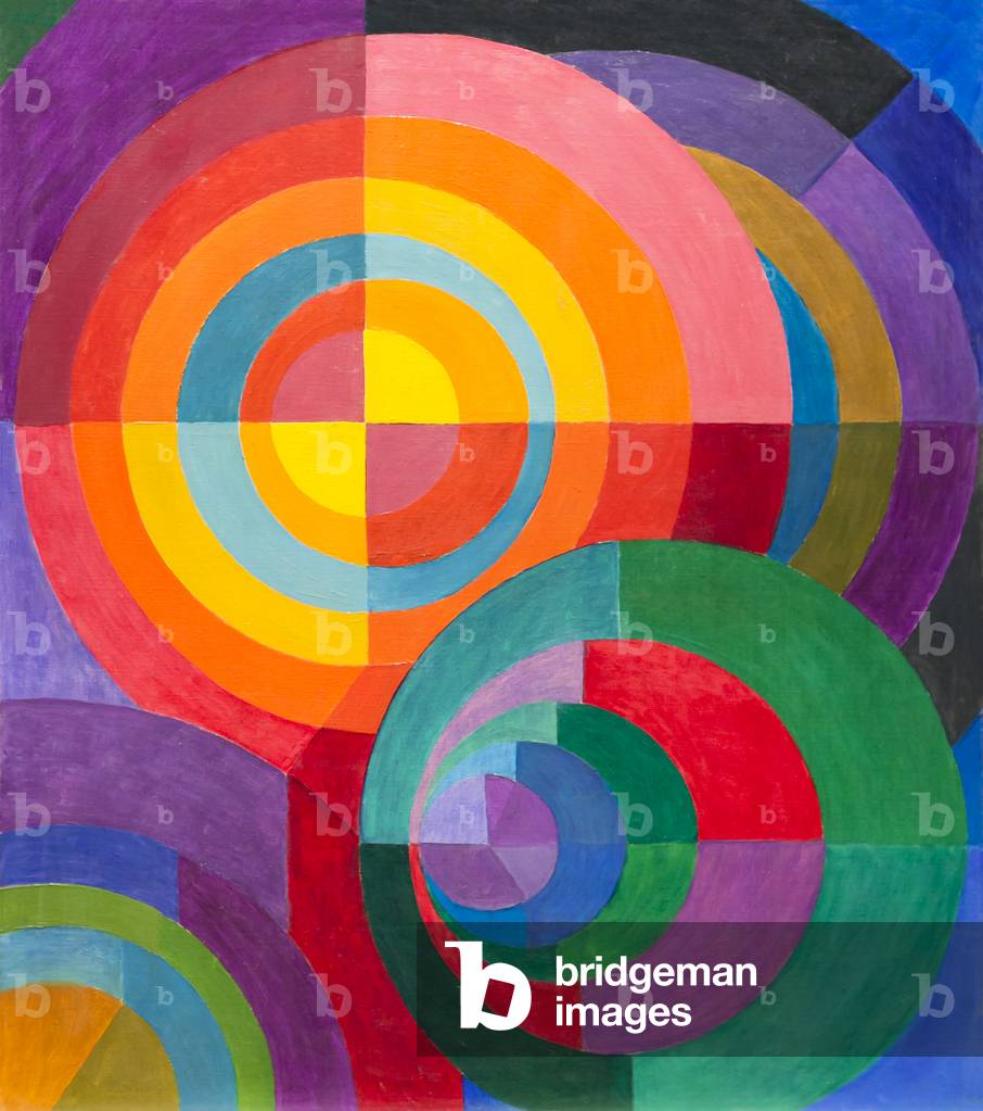 Circles, 1916, (Tempera auf Leinwand)