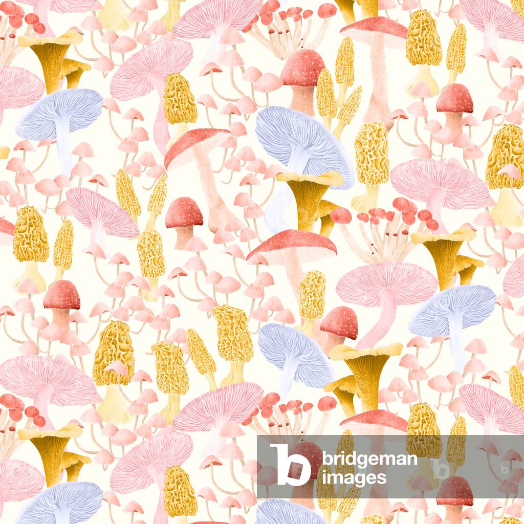 Image de Art numérique représentant Lampe à motif Mushroom Medley 2022 par Stacy Hsu