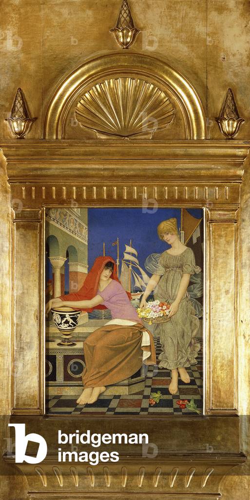 Flora, 1921 (tempera auf leinwand)