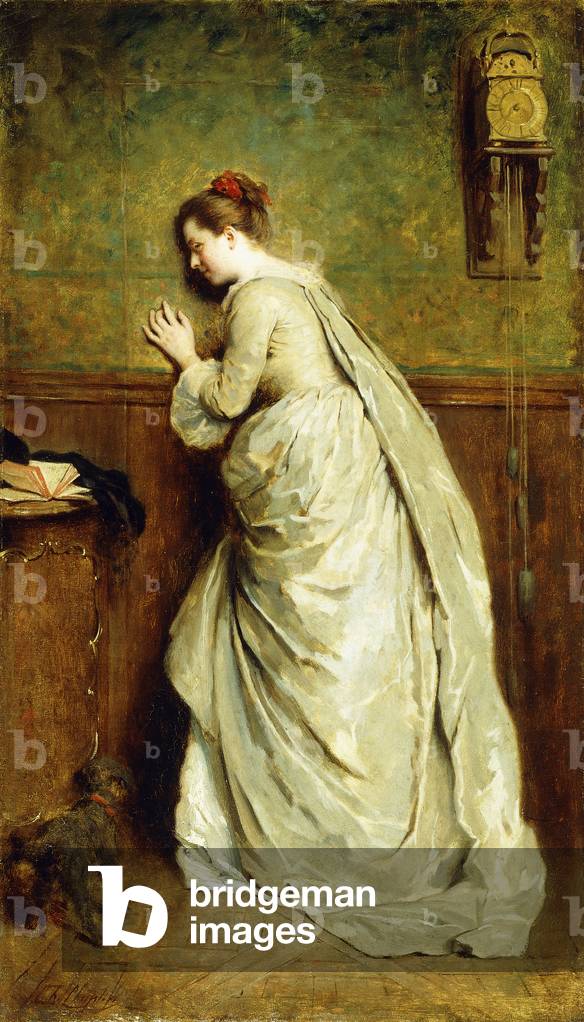Image de Peinture représentant A Conversation Overheard par Charles Joshua Chaplin