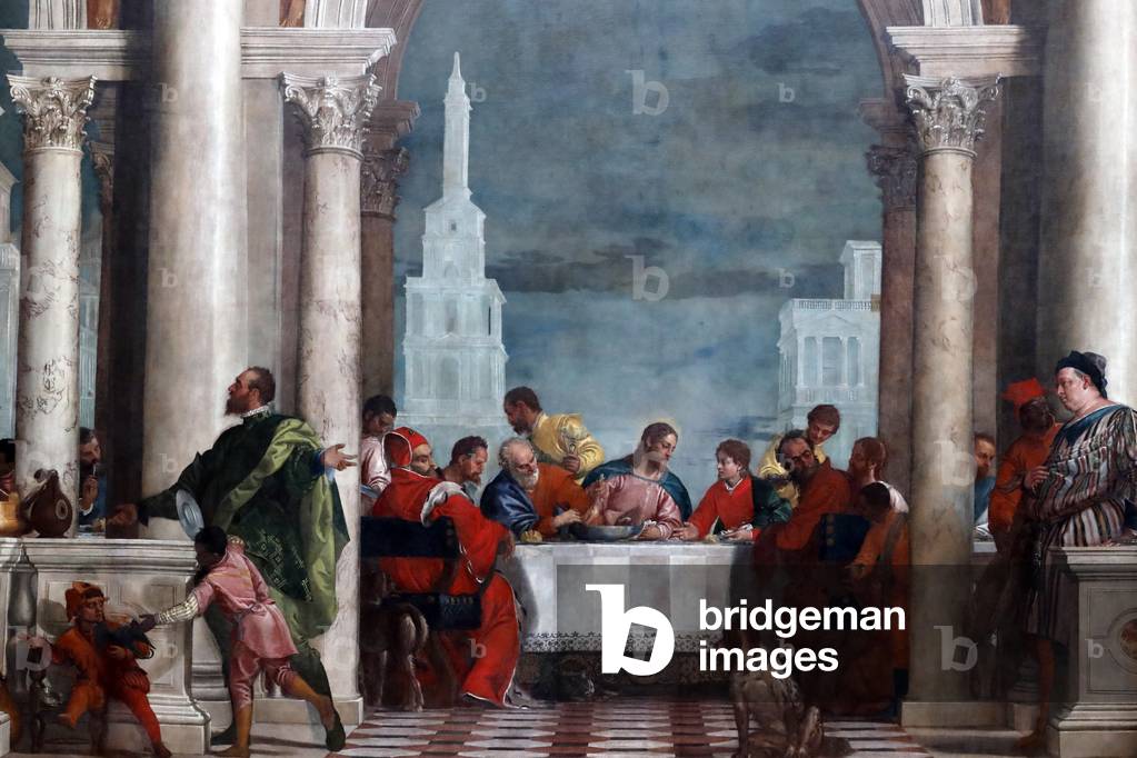 Gallerie dell'Accademia. Das Fest im Haus von Levi. Leinwand, 1573. Paolo Veronese.