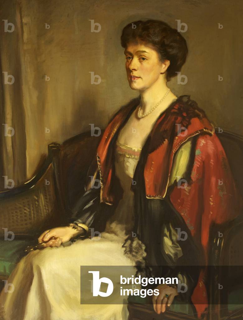 Lady Annie Allen Cunard, später Lady Lawley, Baroness Wenlock (1863-1944) (Öl auf Leinwand)