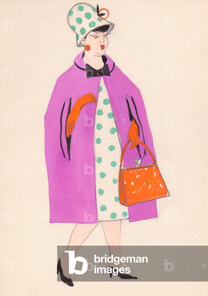 Immagine di Dipinto "Costume Design per Circo", 1950s di Tatyana Livanova