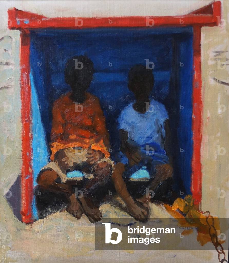 Brothers, 2020 (olio su tela)