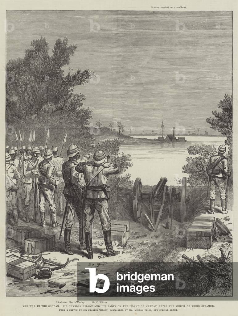 "la guerra nel Soudan" 1885 di Walter Paget