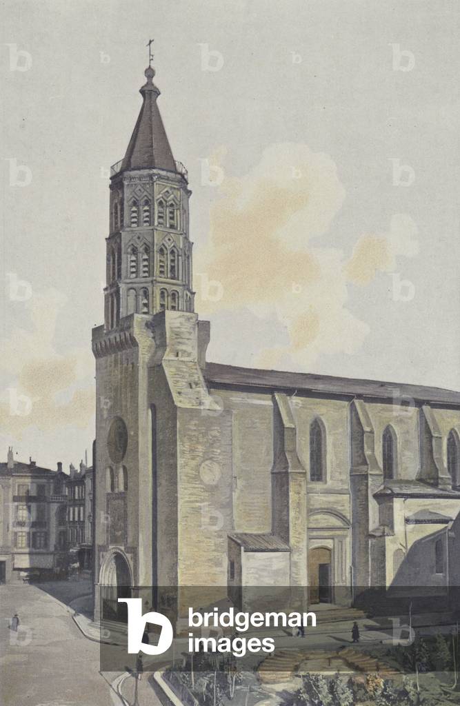 Montauban, Eglise St-Jacques, Ensemble S O (Farbfoto)