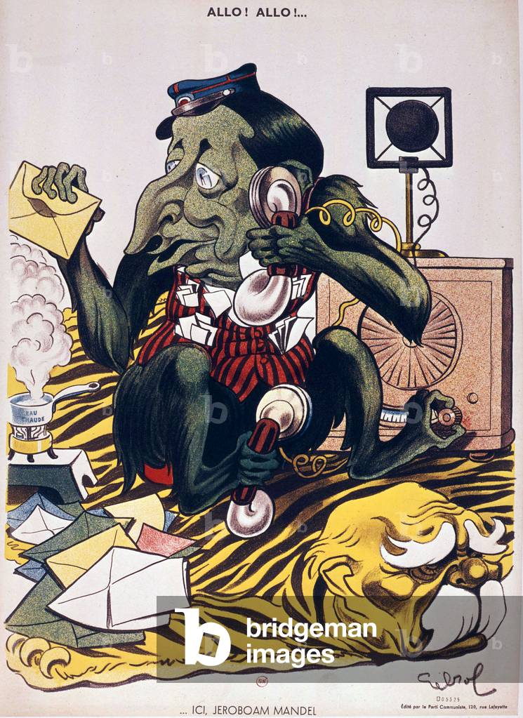"Cartone animato di Georges Mandel" 1917