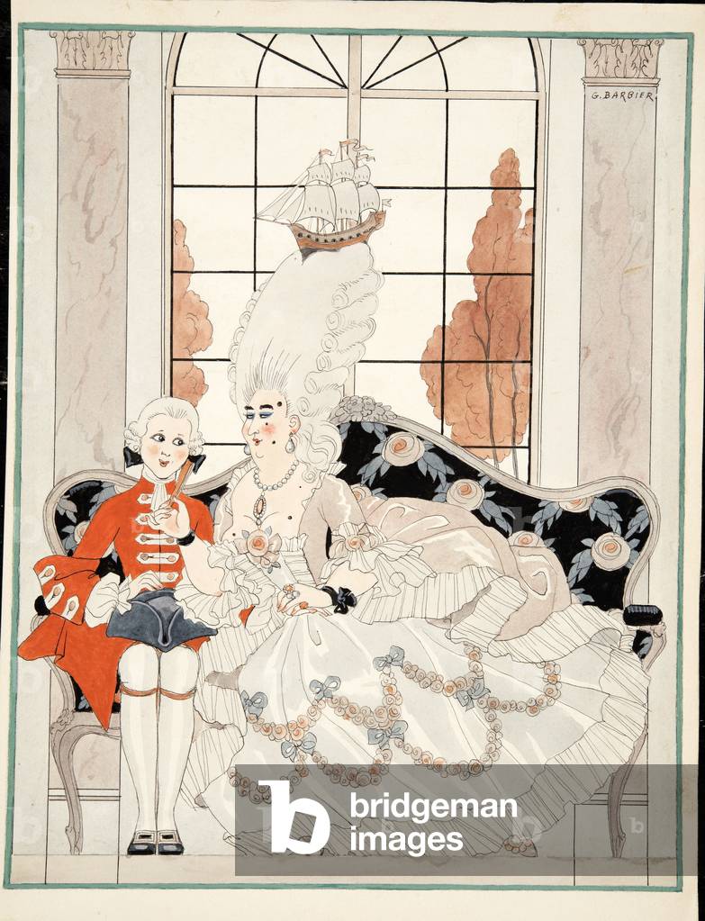 "La Duchessa" 1934 di Georges Barbier