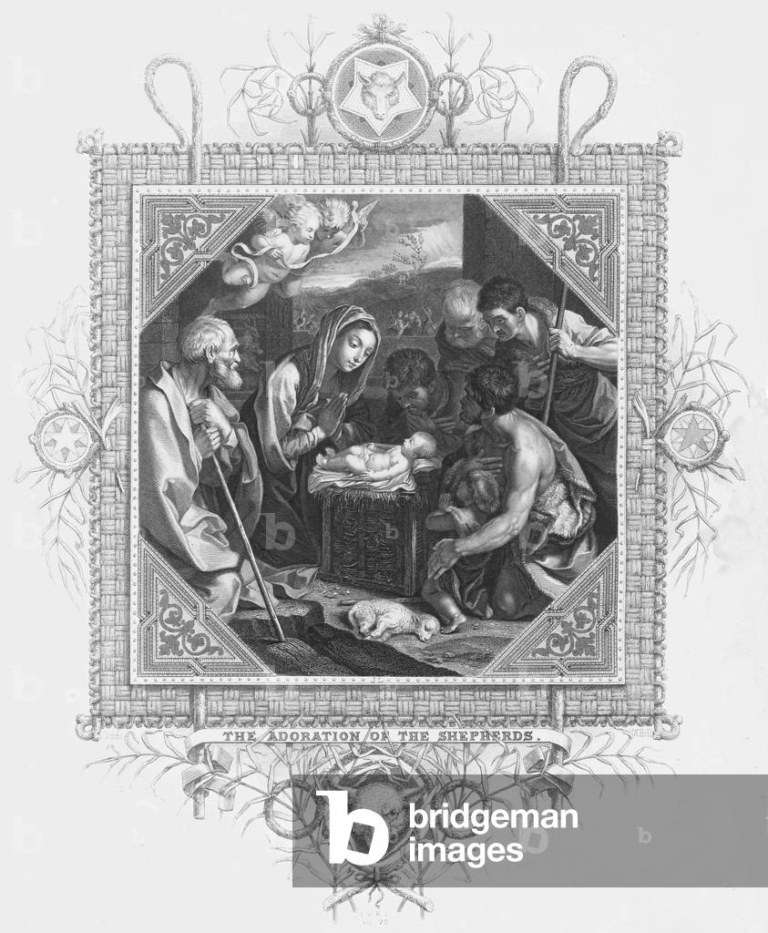L'adorazione dei pastori (incisione)