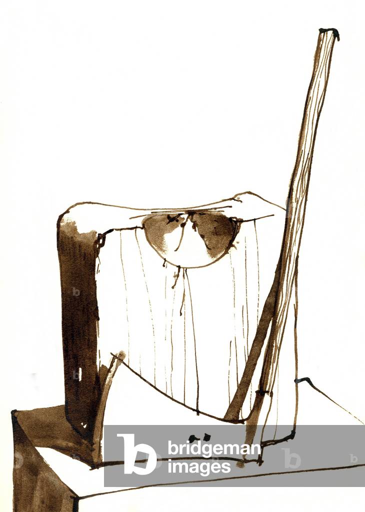 Image of Drawing depicting HeadsmanÕs Tools 1961 by John Newcomb