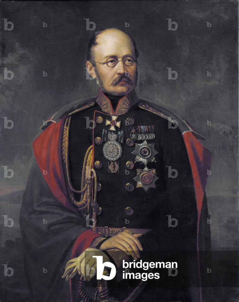 Principe Mikhail Dmitrievich Gorchakov, 1860 (olio su tela)