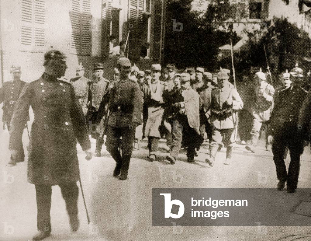 French prisoners in Frankfort (photo)