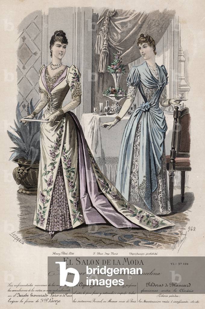 Immagine di Incisione "Piatto moda francese" 1801 di French School