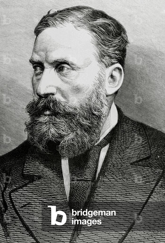"Luis Matos de Potestad (nato nel 1828). Marchese di Heredia e Spinola. Politico (incisione)" di Arturo Carret