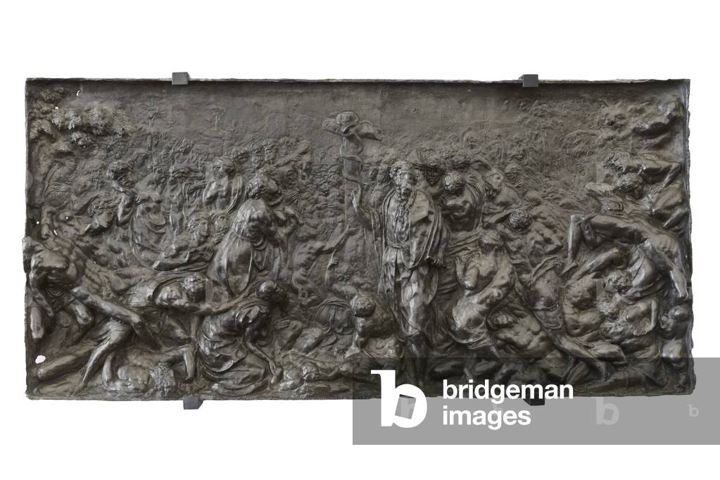 Moses und die dreiste Schlange, 1559 (Bronze)