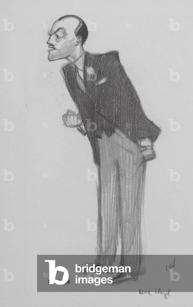 George Lloyd, 1st Baron Lloyd, englischer konservativer Politiker (litho)