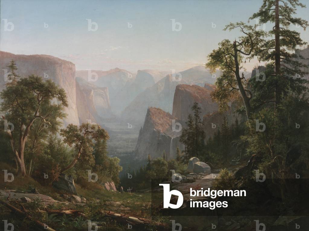 Immagine di Dipinto "Veduta di Yosemite Valle", 1865 di Thomas Hill