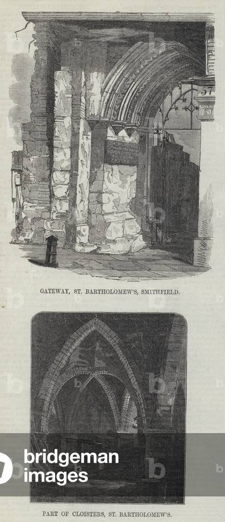San Bartolomeo, Smithfield (incisione)