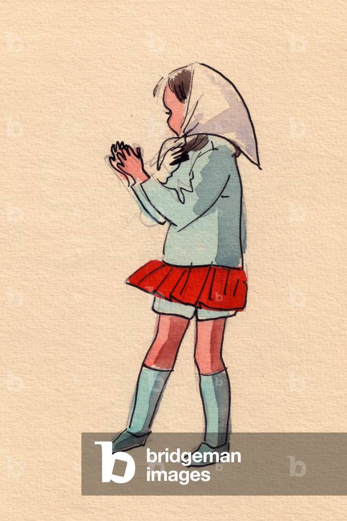 Immagine di Dipinto "Illustrazione" 1964 di Marina Uspenskaya