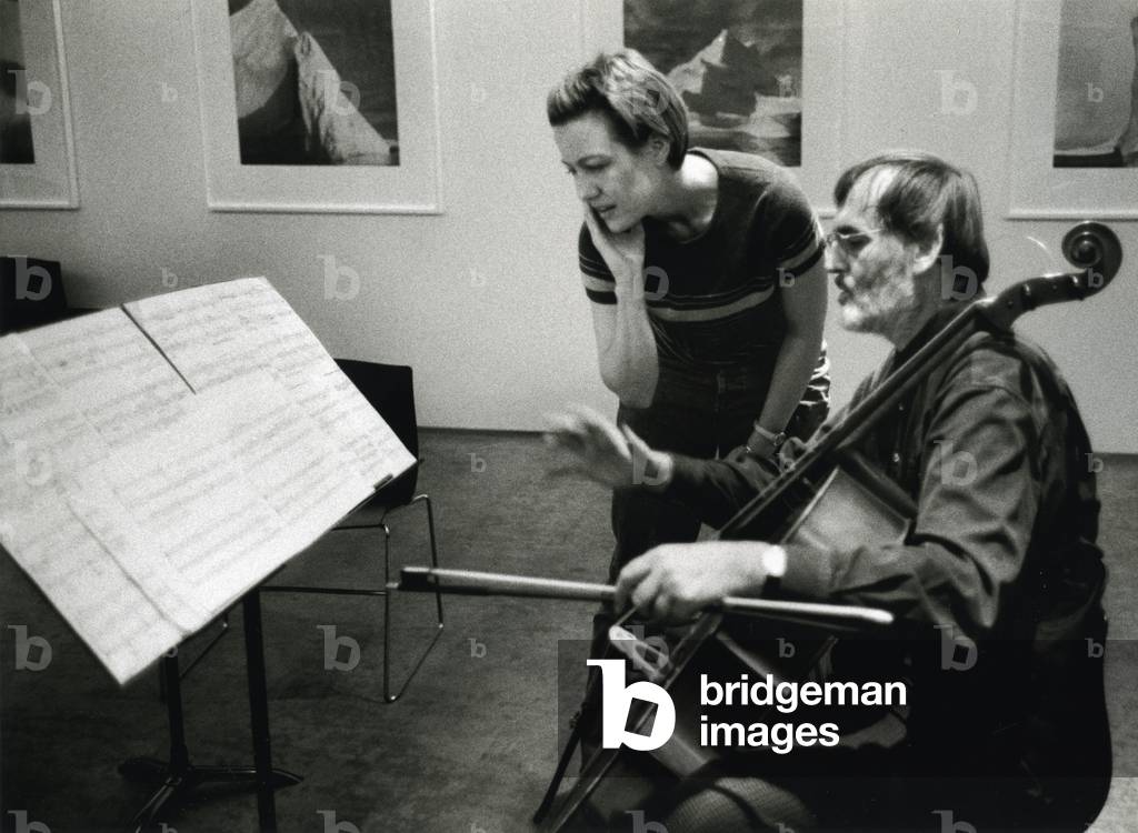 Immagine di Fotografia "Helmut Lachenmann" 1997 di Betty Freeman