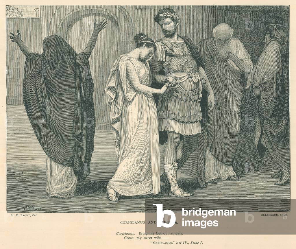 Illustrazione per Coriolano (incisione)