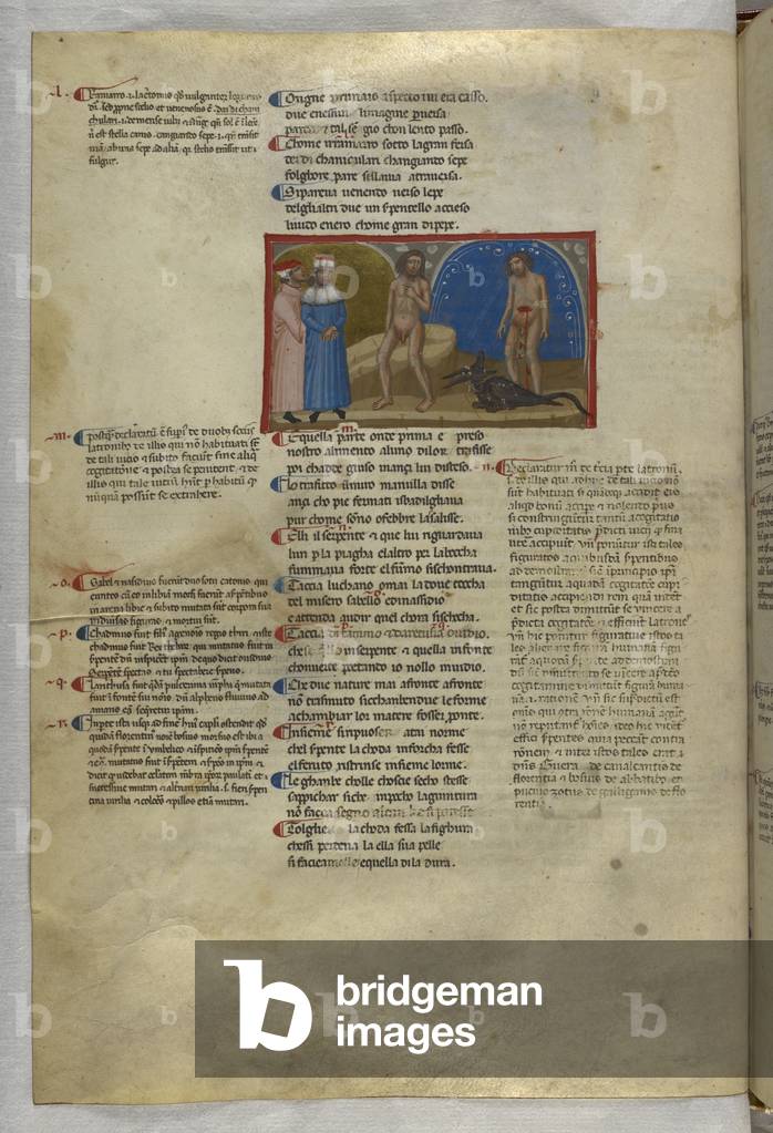 Inferno: Il peccatore con una ferita nello stomaco e il drago.