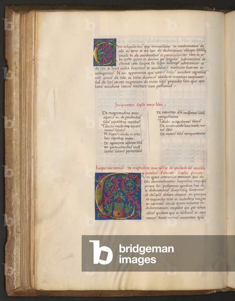 Full page: text and'C'initials