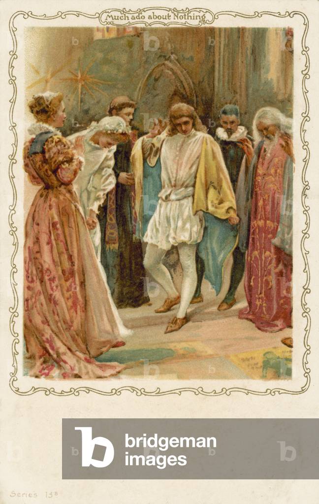 Beaucoup d'Ado à propos de rien (chromolitho) par English School